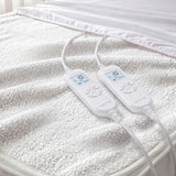Laura Hill Queen Electric Heated Underlay Blanket Fleecy Fabric with Timer