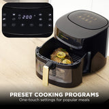 Morphy Richards 6.5L Digital Air Fryer MRAF72BK w/LED Touch Control Panel 8 Preset Cooking Programs Non Stick Drawer