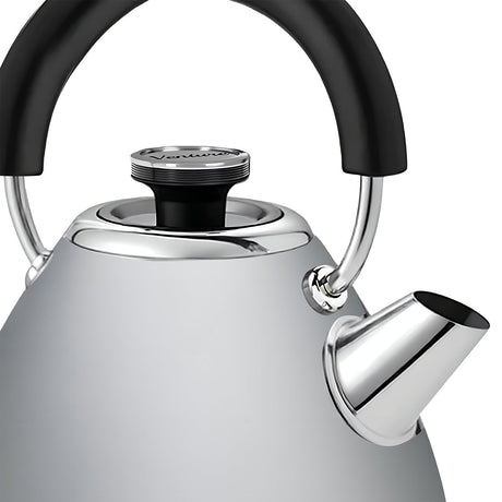 Morphy Richards 1.5L Venture Collection Pyramid Kettle in Steel Grey