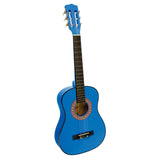 Karrera 34in Wooden Acoustic Childrens Guitar - Blue