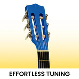 Karrera 34in Wooden Acoustic Childrens Guitar - Blue