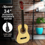 Karrera 34in Wooden Acoustic Childrens Guitar - Natural