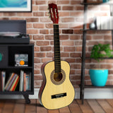 Karrera 34in Wooden Acoustic Childrens Guitar - Natural