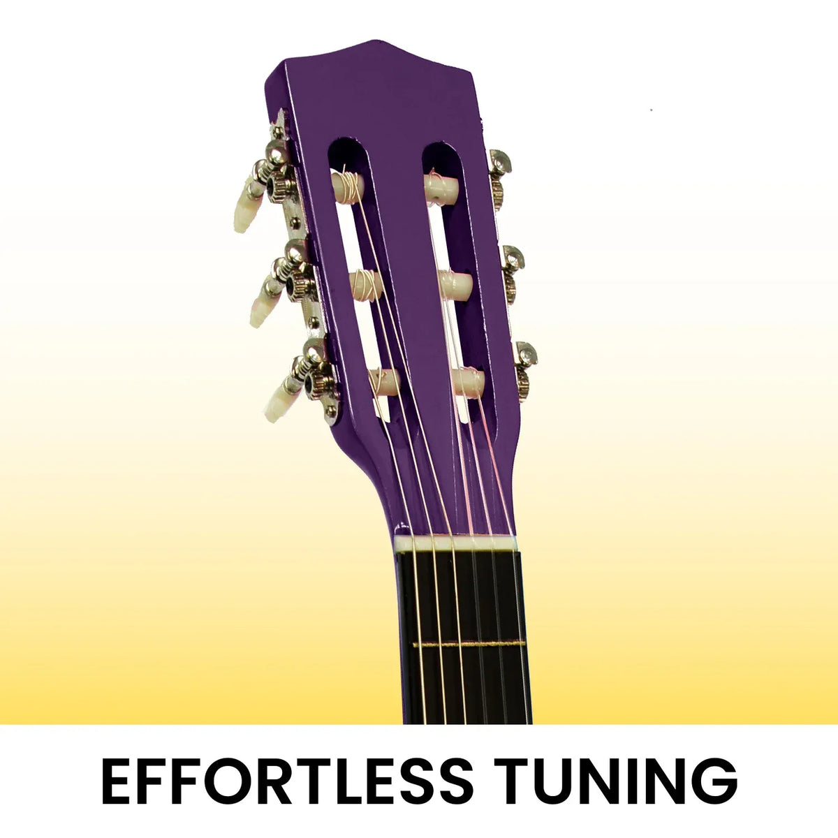 Karrera 34in Wooden Acoustic Childrens Guitar - Purple