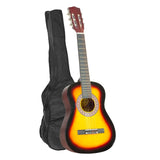 Karrera 34in Wooden Acoustic Childrens Guitar - Sunburst