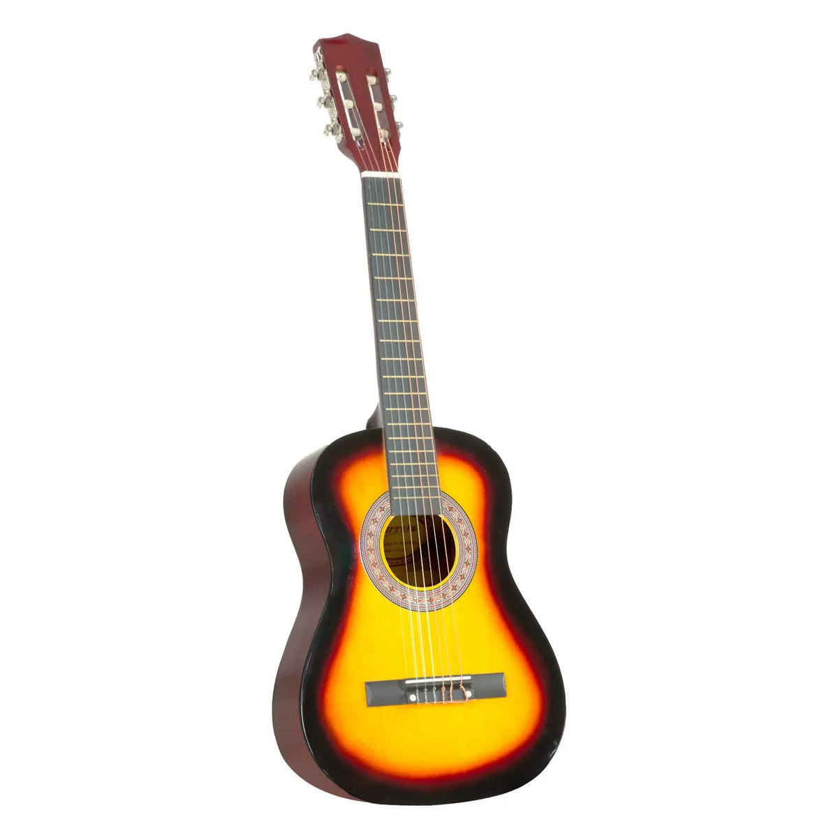 Karrera 34in Wooden Acoustic Childrens Guitar - Sunburst