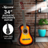 Karrera 34in Wooden Acoustic Childrens Guitar - Sunburst