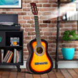Karrera 34in Wooden Acoustic Childrens Guitar - Sunburst