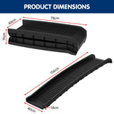 Furtastic Foldable Dog Ramp Non-Slip Portable Pet Steps Ladder for Car SUV High Bed Couch Small Senior Dogs