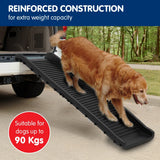 Furtastic Foldable Dog Ramp Non-Slip Portable Pet Steps Ladder for Car SUV High Bed Couch Small Senior Dogs