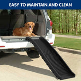Furtastic Foldable Dog Ramp Non-Slip Portable Pet Steps Ladder for Car SUV High Bed Couch Small Senior Dogs
