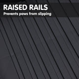 Furtastic 152cm Portable Folding Dog Ramp Non-Slip Pet Car Step Ramp for SUVs Vehicles & Senior Dogs Black