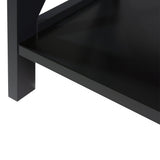 Sarantino Daphne 5-tier Cross Panel Bookshelf