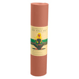 Powertrain Eco-friendly Dual Layer 6mm Yoga Mat | Peach | Non-slip Surface And Carry Strap For Ultimate Comfort And Portability