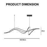 BAMDECOR A203 1.6m Modern minimalist pendant lights for home decoration ceiling pendant light