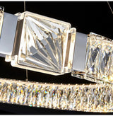 BAMDECOR C3319 Modern Crystal Chandeliers Lighting Fixtures Contemporary Round Chandelier Lighting Fixtures Crystal Pendant Ceiling Lights(Gold-60cm)