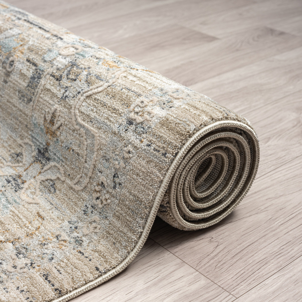 Aubre Contemporary Area Rug - Taupe - 120x180