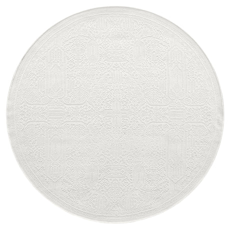 Grande Jacquard Rug - Ivory - 160x160