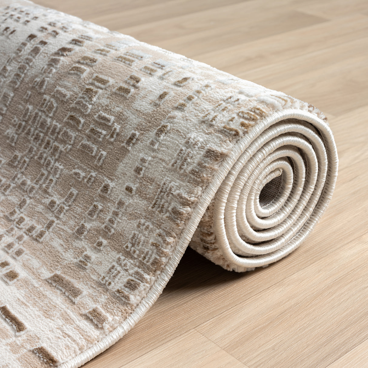 Grande Jacquard Rug - Taupe - 300x400