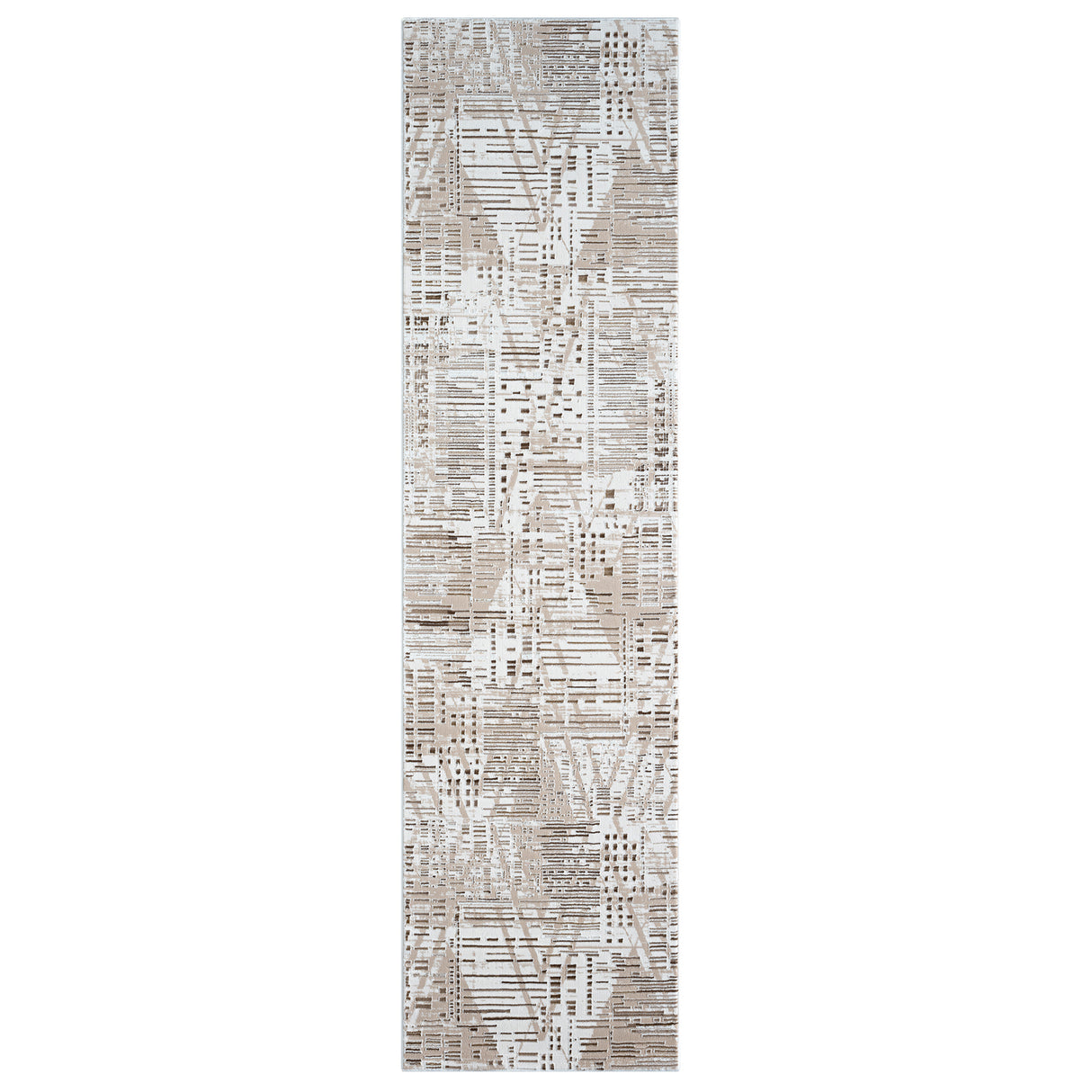 Grande Jacquard Rug - Taupe - 80x300