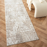 Grande Jacquard Rug - Taupe - 80x300