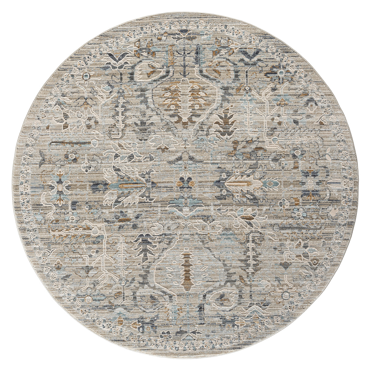 Aubre Contemporary Area Rug - Taupe - 80x300