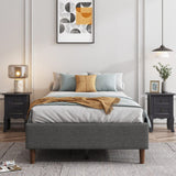 Bed Frame Mattress Foundation (Dark Grey) – Double