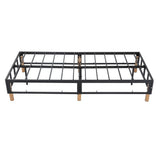 Metal Bedframe Mattress Foundation (Dark Grey) – Single