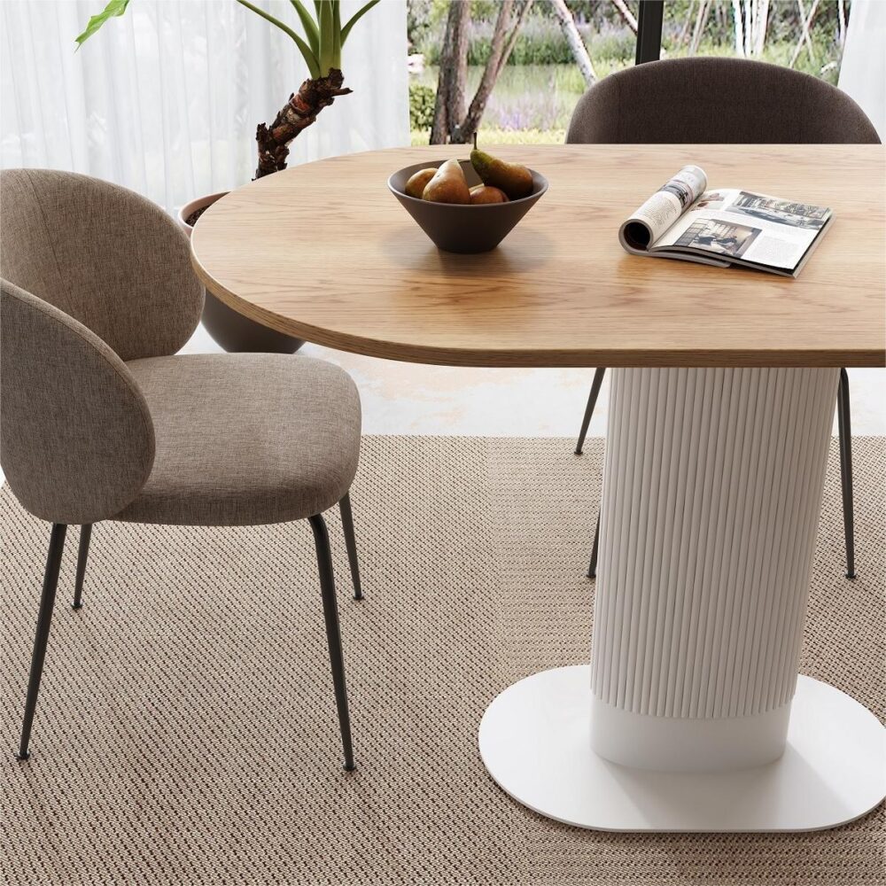 Clara Gather Round Oval Dining Table