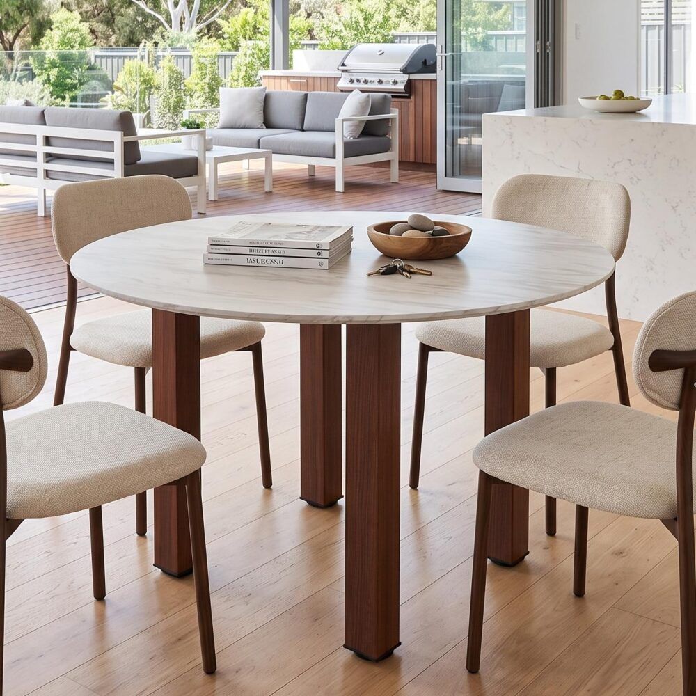 Willowmarble Round Dining Table