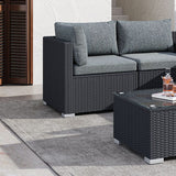 Outdoor Modular Lounge Sofa Bondi-Black