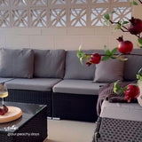 Modular Outdoor Lounge Set-9pcs