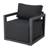 Alfresco 7-Seat Garden Lounge Set – Charcoal Grey