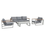5 Seater Grandeur Lounge Suite – Charcoal Grey