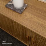 Ripple Sideboard with Sliding Doors — Earthy Elegance Redefined
