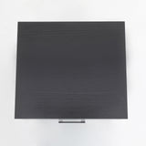 Nightstand Bedroom 1 Drawer 1 Shelf ELLA - BLACK