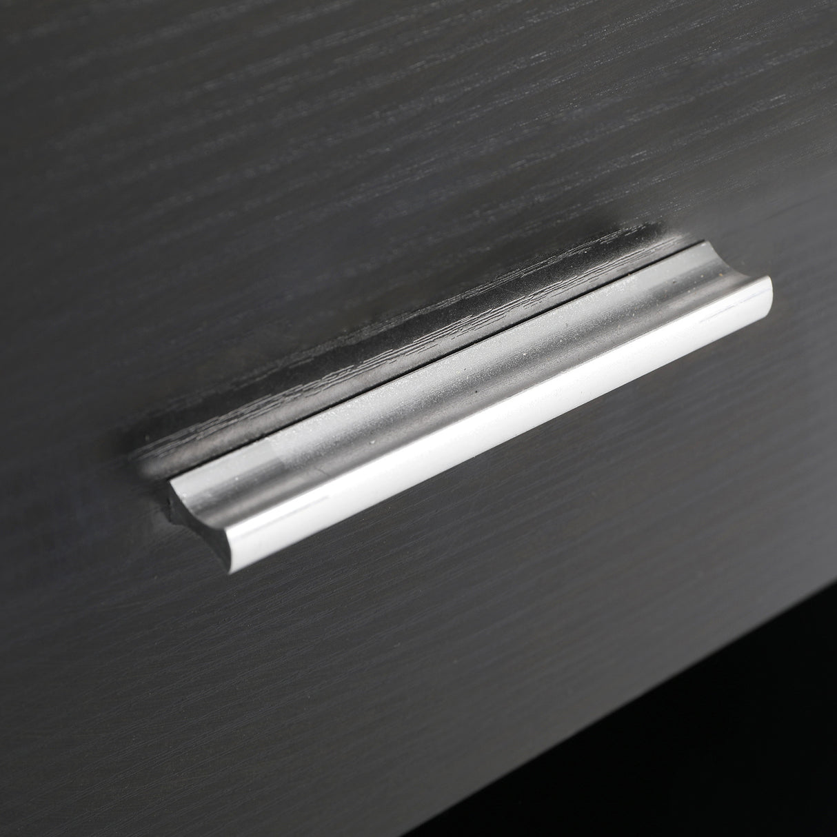 Nightstand Bedroom 1 Drawer 1 Shelf ELLA - BLACK