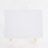 2X Bedside Table 2 Drawer Wood Leg SUZY WHITE