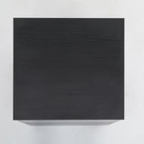 2X Bedside Tables 2 Drawer JOSS BLACK