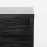 2X Bedside Tables 2 Drawer JOSS BLACK