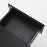 2X Bedside Tables 2 Drawer JOSS BLACK