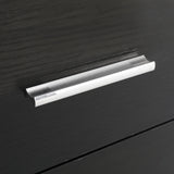 2X Bedside Table Side Storage Cabinet Shelf ZURI BLACK