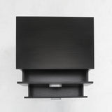 Bedside Table Bedroom 2 Drawer Legs ETTA BLACK