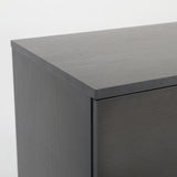 2X Bedside Table Bedroom 2 Drawer ETTA BLACK