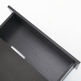 2X Bedside Table Bedroom 2 Drawer ETTA BLACK