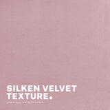 Office Desk Chair - Velvet Armless Swivel Study Seat OVOID PINK