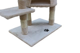 YES4PETS 120 cm Multi level Cat Kitten Scratching Post Tree-Beige