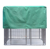 YES4PETS XXXXL Walk-in Bird Cat Dog Cage Pet Parrot Aviary  Perch 219x158x203cm With Green Cover