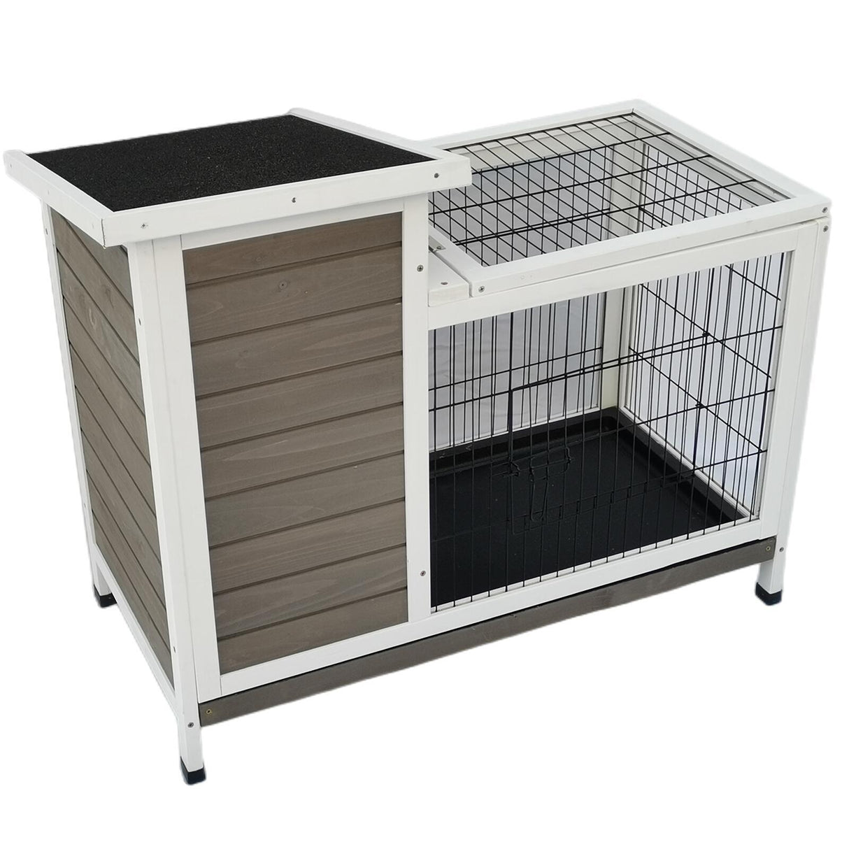 YES4PETS Rabbit Hutch Cat House Cage Guinea Pig Ferret Cage