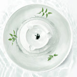 YES4PETS Porcelain Electric Pet Water Fountain Dog Cat Ceramic Water Feeder Bowl Dispenser